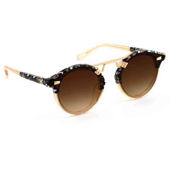KREWE Accessories Krewe Sunglasses Stl Nylon Plume To Champagne